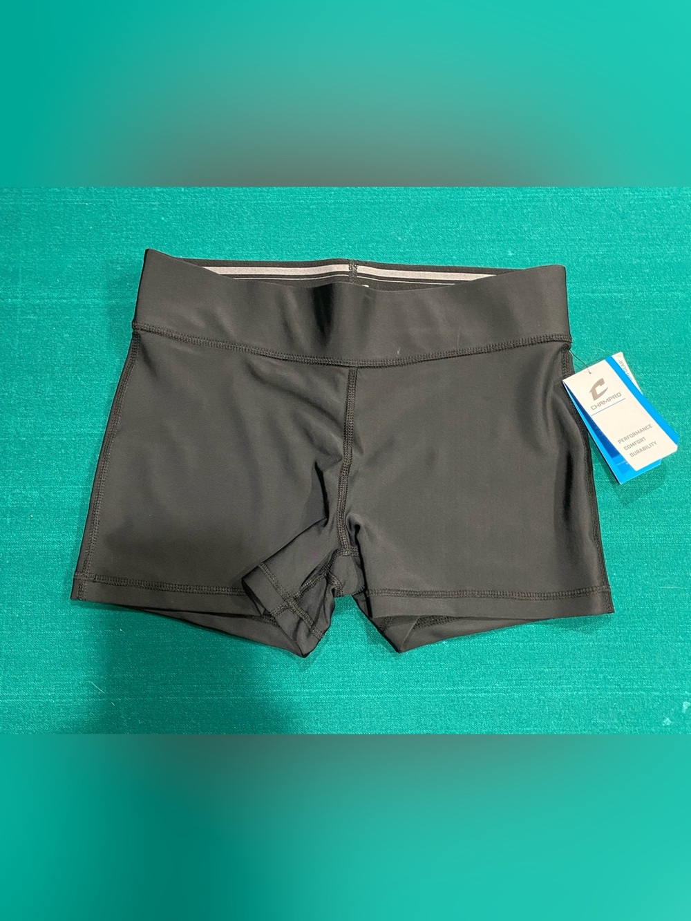 Women's Black Volleyball Spandex Shorts - Comfortable High-Waist Performance M